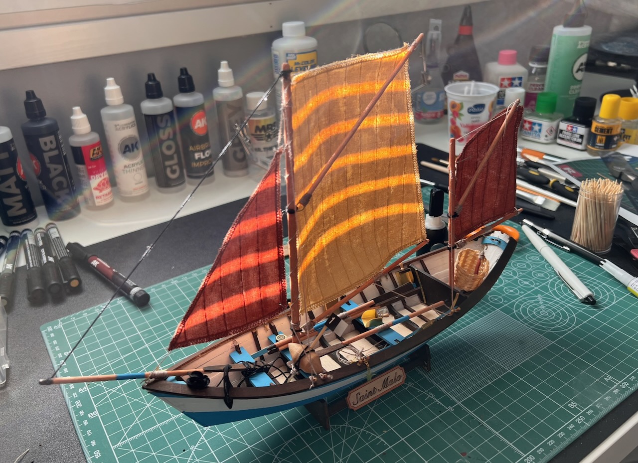 Saint Malo, wooden model